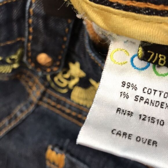 Coogi Jeans Size 7/8 with Military Details on Back Pockets Size 8 - Picture 10 of 16